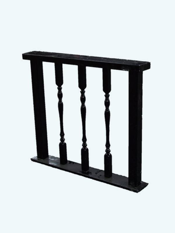 Hekwerk hout zwart